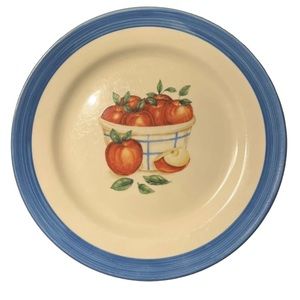 Atico International USA 10.5 Inch Dinner Plate Apples